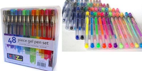 Amazon: LolliZ Gel Pens 48 Pen Set Only $9.99