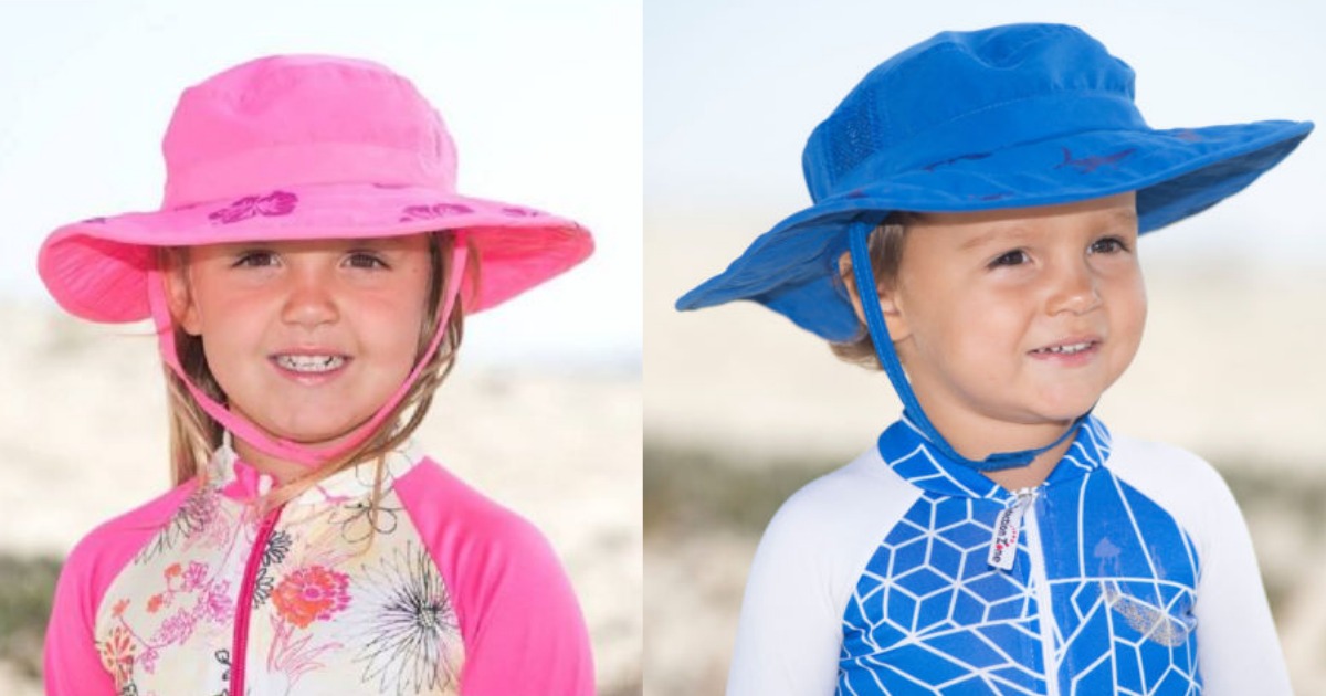 TWO Sun Protection Zone Kids' UPF 50+ Safari Sun Hats Only $8.99