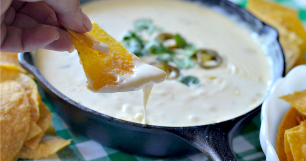 Mexican white queso dip