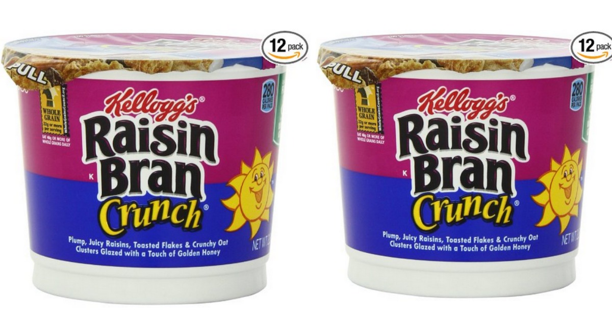 Amazon 12 Raisin Bran Crunch Cereal Cups Only 4.97 Shipped
