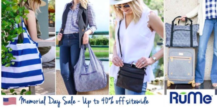 Rume Memorial Day Sale: Up to 40% Off Sitewide = Weekender Bag ONLY $36 Shipped