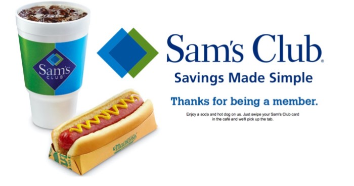 Sam's Club Members: Possible Free Hot Dog AND Soda (Check Your Inbox)