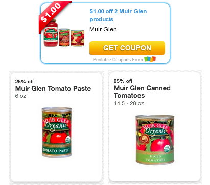 Muir Glen Organic Products Coupon