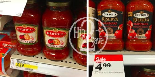 New $1.50/2 Bertolli Pasta Sauce Coupon = ONLY $1.44 Per Jar at Target