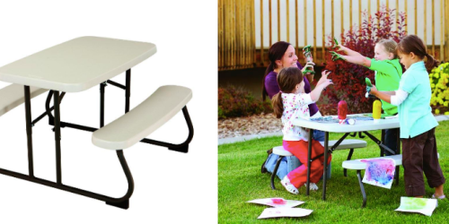 Home Depot: 38% Off Folding Tables & Chairs = Kids Picnic Table w/ Benches Only $44 Shipped