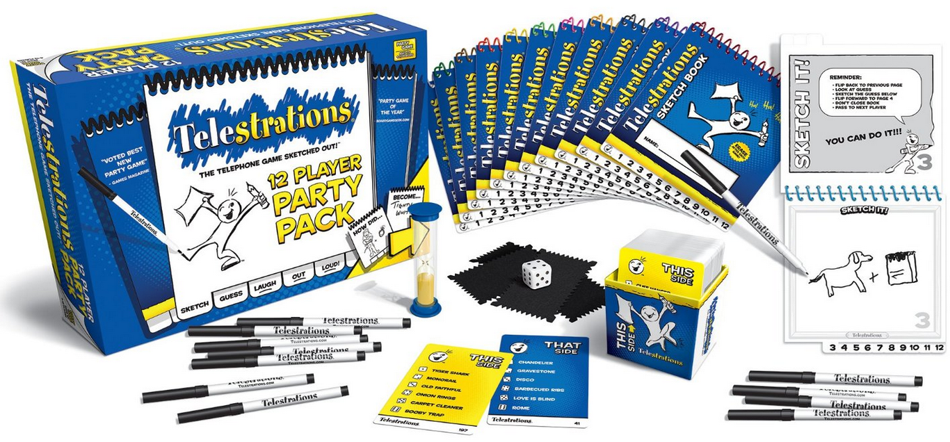 Telestrations 12 Player Party Pack Game Only $22.99 (Regularly $39.99 ...