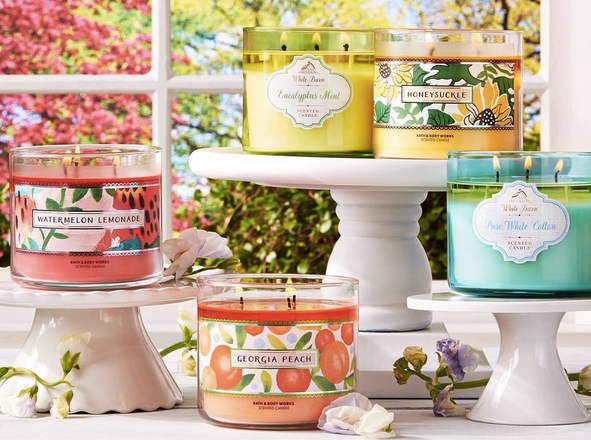 Bath & Body Works select 3-Wick Candles