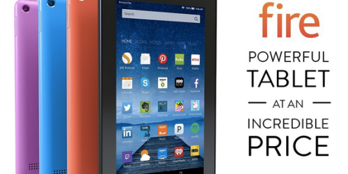 Amazon Fire 7″ Tablet w/ 8GB, MicroSD Slot AND Cameras ONLY $39.99 Shipped