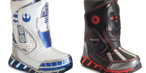 Kohl’s: Star Wars Light-Up Kids Cold Weather Boots Only $8.79 (Regularly $54.99) + More
