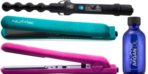 NuMe Curling Wands Just $29 + Silhouette Flat Iron AND Argan Oil Only $39 Shipped