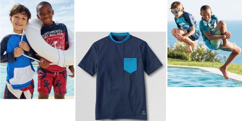 Lands’ End: Up to 40% Off Purchase = Boy’s Rash Guards As Low As $5.58 Shipped (Regularly $25)
