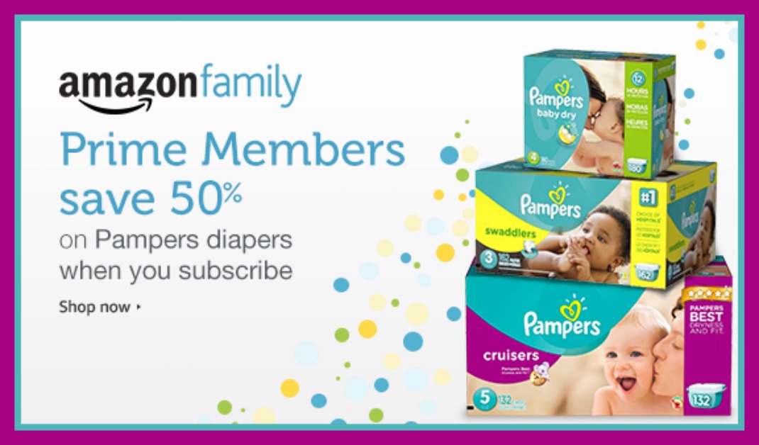 Amazon Family: 30% Off Pampers Diapers Coupon = Baby Dry Diapers Only 9 ...