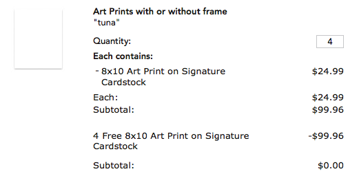 free prints new customer promo code