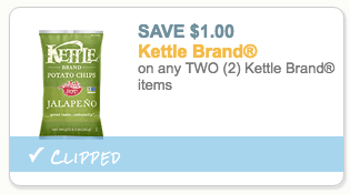 Kettle Brand chips coupon