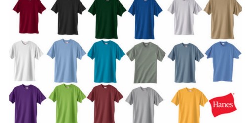Target: Men’s Hanes T-Shirts Only $3.67 Each