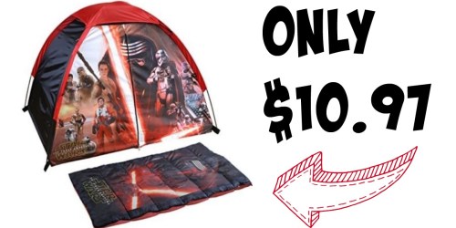 Amazon: Exxel Star Wars Sleeping Bag & Tent Set Only $10.97