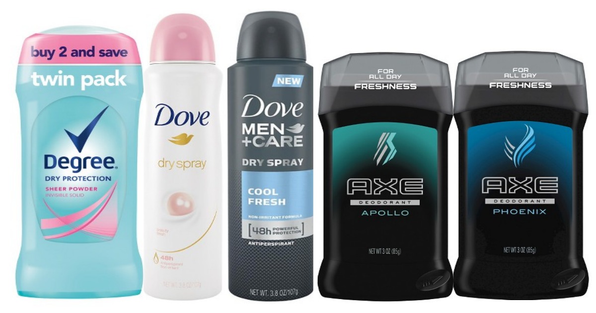 druk zingen succes Target: Nice Deals on Axe, Degree & Dove Deodorant (Valid 5/22 Only) •  Hip2Save