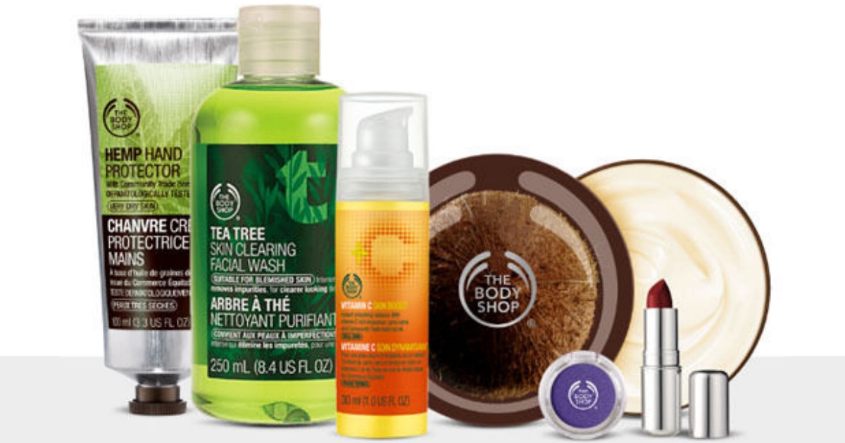 The Body Shop Free Shipping + Buy 3, Get 3 Free Sale = 150 Worth of