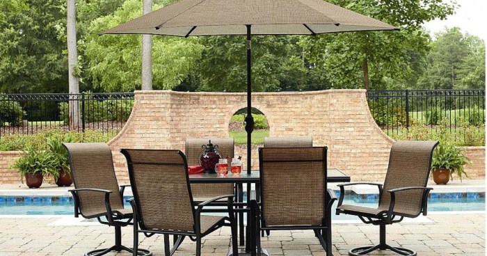 Sears 7 Piece Outdoor Patio Set Only 299 Regularly 599 99