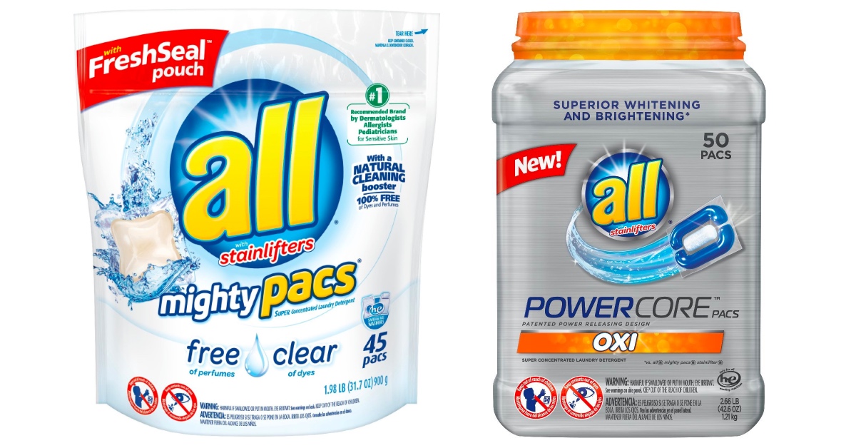 Amazon Prime All Mighty Laundry Detergent 45 Count Pacs Only 4.54