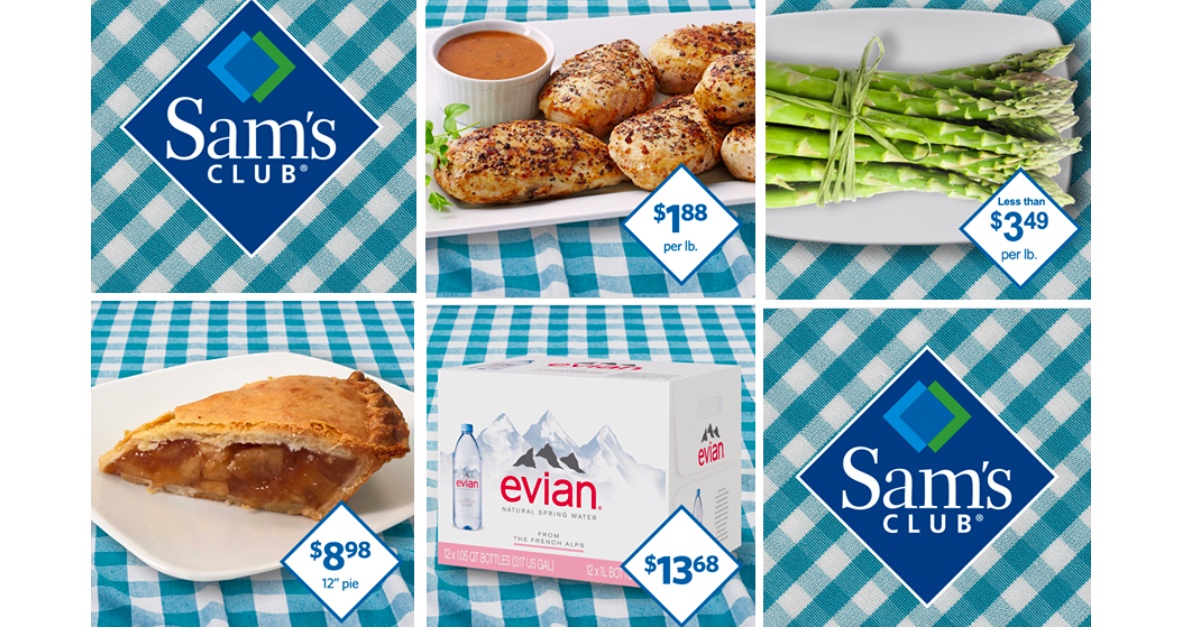 Sam's Club Annual Plus Membership, 25 Gift Card AND 3 Fresh Food