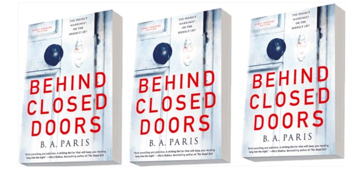 FREE Advanced Copy of Behind Closed Doors Book