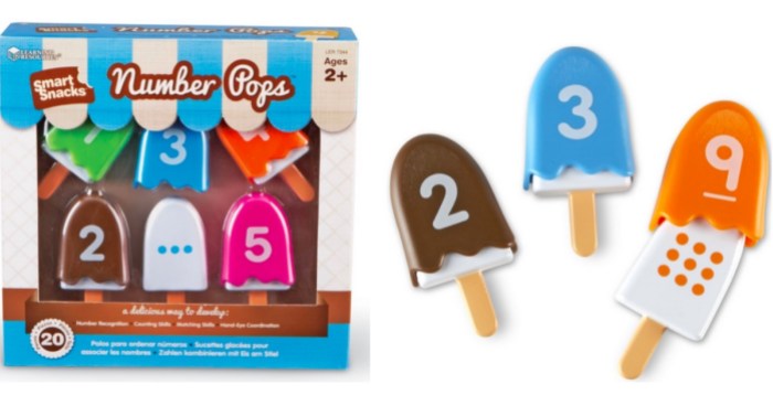 Learning Resources Smart Snacks Number Pops 20-piece set