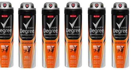 Free Full-Size Degree For Men Adventure Dry Spray product