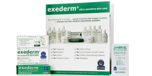 FREE Exederm Ultra Sensitive Skin Care Sample