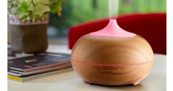 Anypro 300ml Wood Grain Essential Oil Diffuser