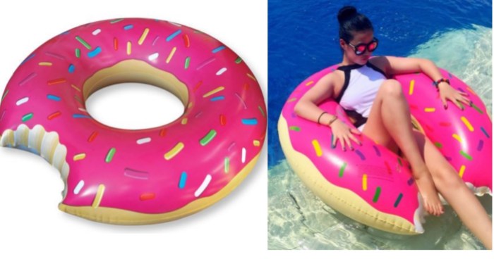 Gigantic Doughnut Inflatable Swimming Float