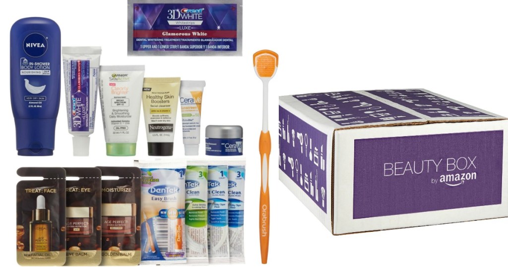 Amazon Prime Women's Skin & Oral Care Sample Box Only 14.99 + 14.99