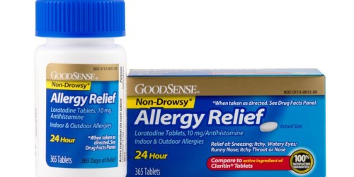 Amazon Prime: GoodSense Allergy Relief Loratadine 365 Count Tablets $9.49 Shipped