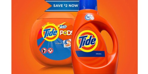 High Value $2/1 Tide Detergent or PODS Coupon = $2.27 at Rite Aid + Walgreens Deal