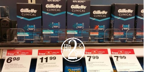 Target: Gillette Clinical Deodorant Only $1.78 Each (After Gift Card)