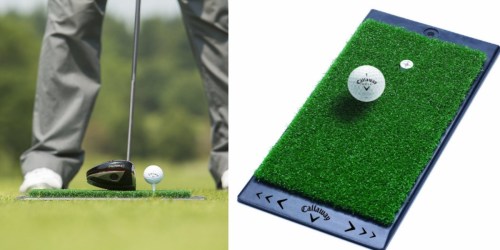 Amazon: 50% Off Callaway Golf Products Today Only = Hitting Mat Only $17.49