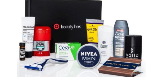 Target: Men’s Beauty Box Only $5 Shipped (Includes Schick Razor, CeraVe Bar & More)