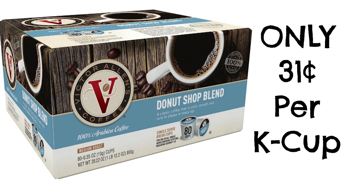 Amazon Victor Allen Coffee KCups 31¢ Each