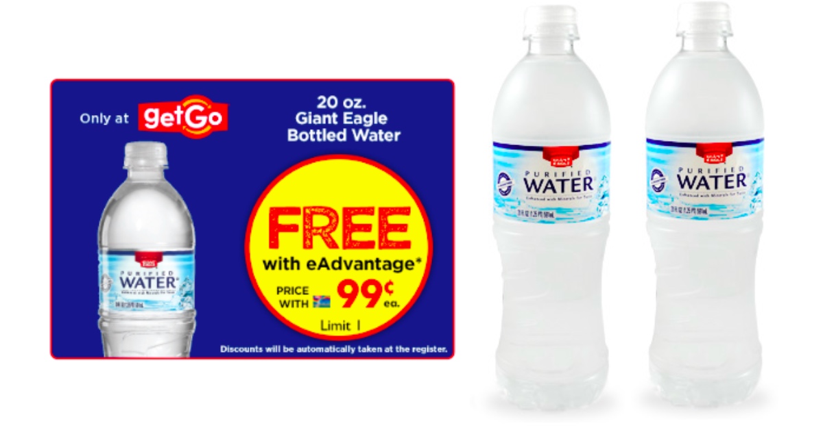 Giant Eagle: FREE Bottled Water eCoupon 