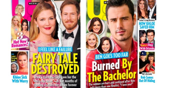 Us Weekly Magazine Subscription 38¢ Per Issue