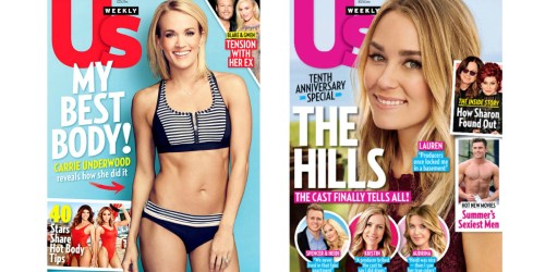 US Weekly Magazine Subscription 38¢ Per Issue