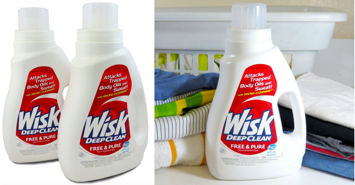 Amazon: TWO Pack Of Wisk Liquid Laundry Detergent 50oz Bottles ONLY $4. ...