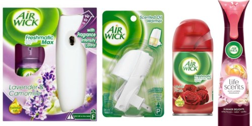 Over $6 Worth of New Air Wick Coupons = FREE Scented Oil Warmer at Target & Walmart