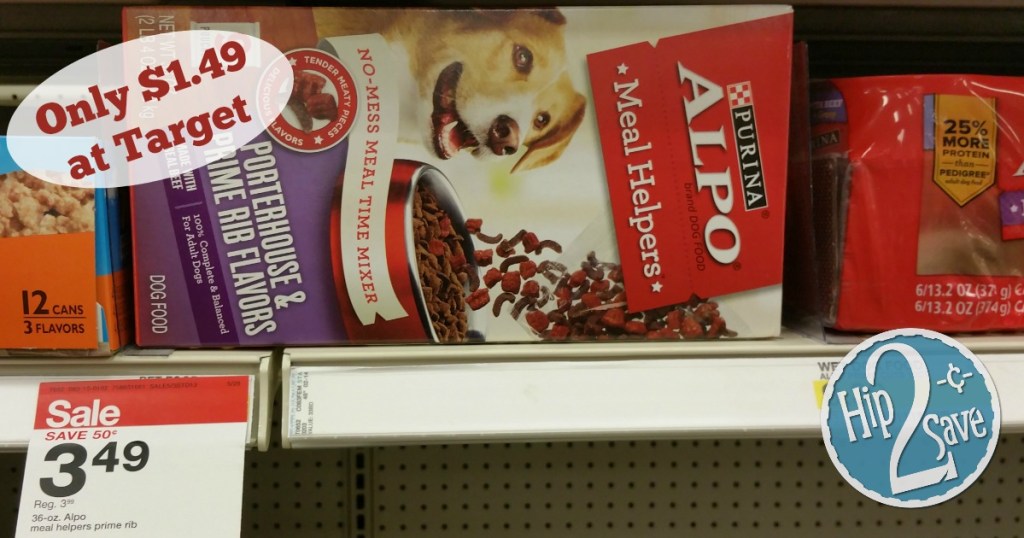 Alpo Meal Helpers at Target Hip2Save