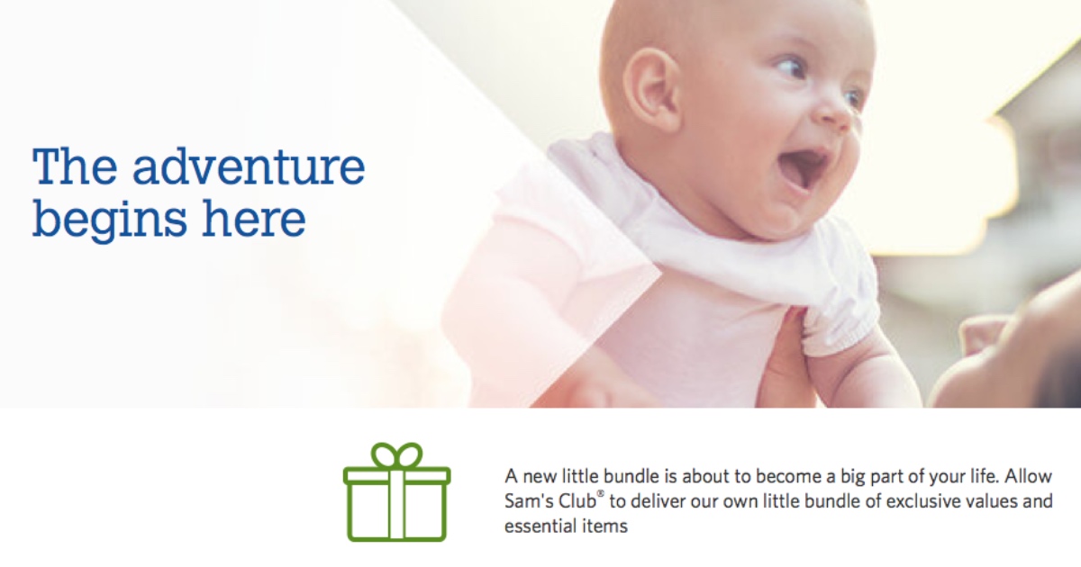 sam's club baby welcome box