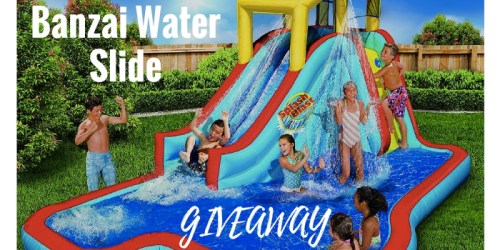 Hip2Save Giveaway: Enter to Win Banzai Water Slide Valued at $599!