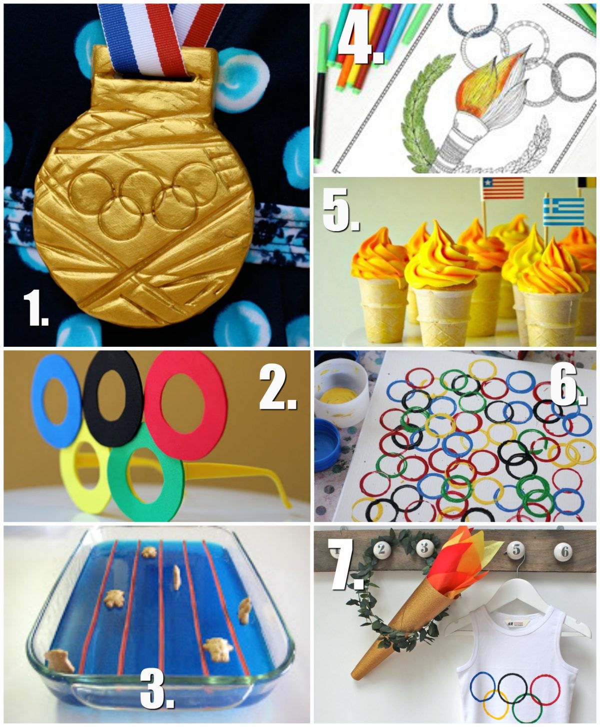 Best Olympics Inspired Crafts