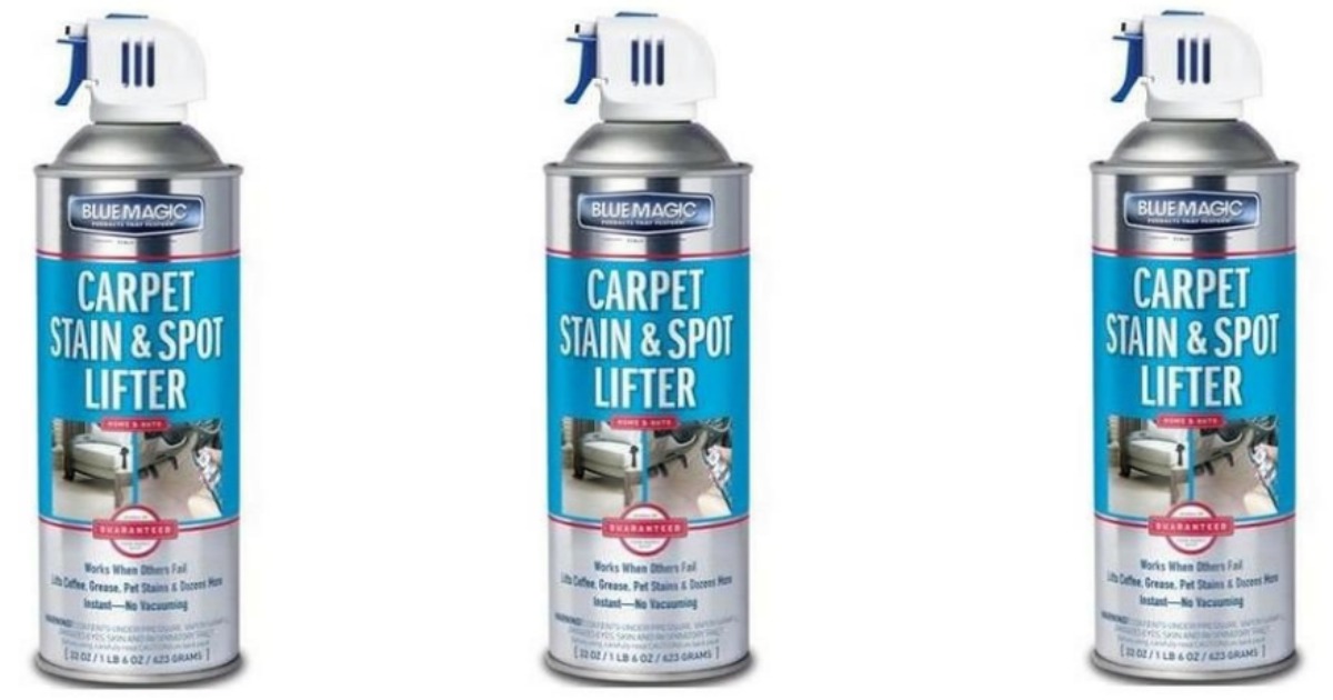 Amazon Highly Rated BlueMagic Carpet Stain Lifter Aerosol Can Only 3.