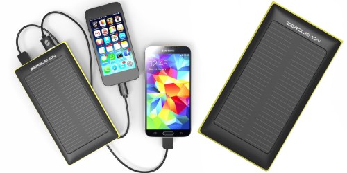 Amazon: 10000 mAh Solar Charger ONLY $14.99