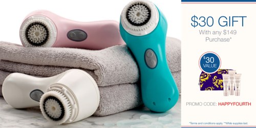 Clarisonic: FREE Beauty Bag & 3-Piece Skin Care Sampler with $149 Purchase + FREE Shipping